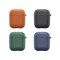 WIWU Calfskin Genuine Leather Airpods Case - Blue