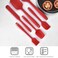 Decdeal - 6PCS Baking Utensils Spatula Spoonula Cooking Kitchen Utensil Set Silicone Kitchenware Set Heat-Resistant Cookware Set Chef Nonstick Cookware Kitchen Gadgets
