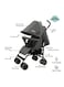 Moon Strek Stroller, Mid Grey