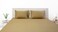 Hotel Linen Klub Double Bed Sheet 3pcs Set , 100% Cotton 250Tc Sateen 1cm Stripe, Size: 220x240cm + 2pc Pillowcase 50x75cm , Bronze