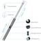 Electric Arc Lighter, Plasma Lighter Flameless Windproof USB Rechargeable for BBQ Gas Stove Candle Fireworks (Black-A)