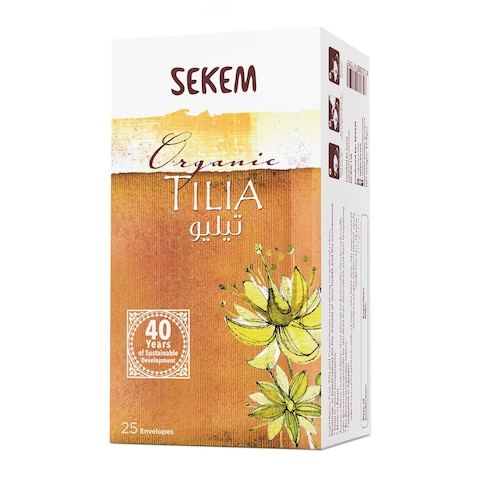 Sekem Organic Tilia Flavour Herbal Tea Bags - 25 Envelopes