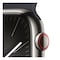 Apple Watch Series 9 LTE 41mm Graphite Stainless Steel Midnight Sport Band Medium/Large