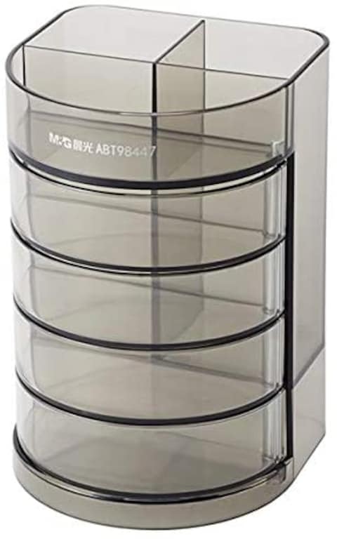 Aiwanto Pen Pencil Holder for Home School Office  Desk Table Box 4 Compartments Multifunctional