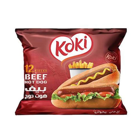 Buy Koki Beef Hot Dog - 12 Pieces in Egypt