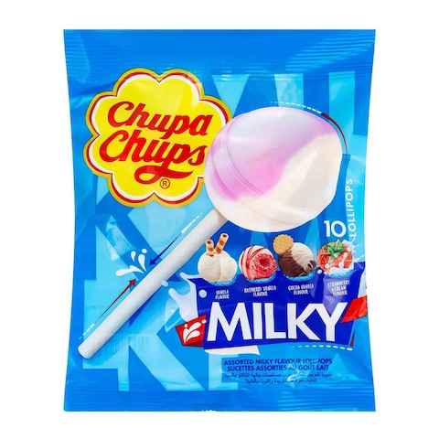 Chupa Chups Ice Cream Lollipops - 120 gm