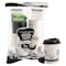 Falcon Double Wall Paper Cups With Lid White And Black 237ml 12 PCS