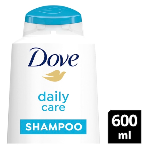 Dove Shampoo for Dry Hair Daily Care Nourishing Care for up to 100% Softer Hair 600ml