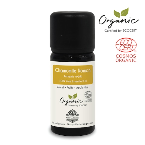 Aroma Tierra - Organic Chamomile Essential Oil (Roman) - Aroma Tierra - 100% Pure, Natural, Certified Organic By Ecocert - 10Ml
