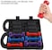 Vinyl/Neoprene Dipping Dumbbells Set With Carry Case-(6KG)
