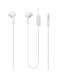 In-Ear Earphone With Mic White