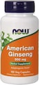 Now Foods American Ginseng (Panax Quinquefolius)500 Mg, 100 Veg Capsules