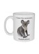 muGGyz Printed Ceramic Coffee Mug White