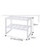 Under Sink Storage Organizer White 66x26x38centimeter
