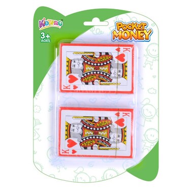 KidzPro Pocket Money Playing Cards 2 Decks 54 PCS