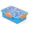 Eazy Kids Lunch Box and Tritan Water Bottle w/ Spray, Soccer  - Blue, 750ml