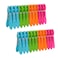 Lavish 24Pcs Laundry Clothes Pins Hanging Pegs Clips Plastic Cabides Hangers Racks Clothespins Kitchen Clothes Pegs Hangers Design May Vary Assorted