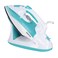 Geepas 2400W Corded &amp; Cordless Steam Iron GSI24015 - Non-Stick Ceramic Soleplate, Steam Boost, Anti Drip &amp; Self Cleaning Functions With Water Tank &amp; Power Base