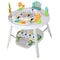 Teknum 4 - IN - 1 Activity Jumper / Feeding Chair / Drawing Table / Playing Station w / Musical Mat, Detachable Toys &amp; Musical Piano - White