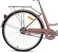 ITG Mogoo Brooklyn Single Speed Cruiser Bike 26 Inch, Rose Gold