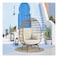 MyChoice Steel and Wicker Egg Shape Chair