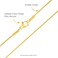 Aiwanto Necklace Double Chain Necklace for Women's