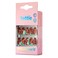 Lottie London Stay Press'd Press-On False Nails With Glue Tortoiseshell Twist Pack of 30