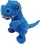 Plush Pet Baby Dinosaur Dog Toy - Multicolour -2pc