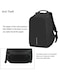 Generic Anti Theft Laptop Backpack With USB Charging Port 15.6inch Black
