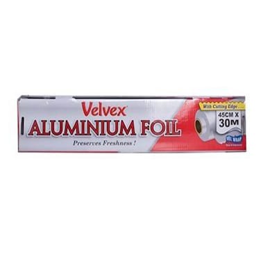 Velvex Aluminum Foil  45 cm x 30 mt
