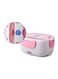Electric Lunch Box White/Pink 22x15x10centimeter