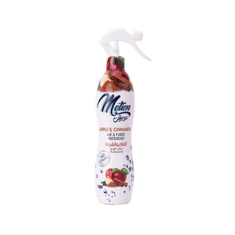 Motion Air and Fabric Freshener with Apple and Cinnamon Scent - 400 ml