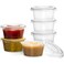 Lavish [ 200- Piece ] 2 Oz Plastic Portion Cups With Lids Is Suitable For Coffee Tea Or Hot Chocolate Very Suitable For Home And Office Use