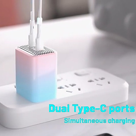 Hoguo U23 45 Watt Dual Port PD Type-C Ports Fast Charger