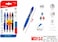 Motarro 0.7mm Tip Gel Ink Retractable Ballpoint Pen 4-Piece Set Multicolor(MC013-2)