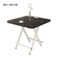 Nar Foldable Table, Portable Camping Table, Indoor Household Dining Table Folding Table, Outdoor Leisure And Convenient Picnic Table (A-Black Wood Grain, 60 * 60 * 55Cm)