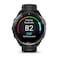 Garmin Forerunner 965 Premium GPS Running And Triathlon Smartwatch, Carbon Grey DLC Titanium Bezel With Black Case And Black/Powder Grey Silicone Band, 010-02809-10