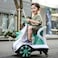 Pikkaboo Toddler Four-wheel Light and Bubbles Electric Scooter-Green