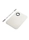 Makeup Mixing Blending Palette With Spatula White/Silver