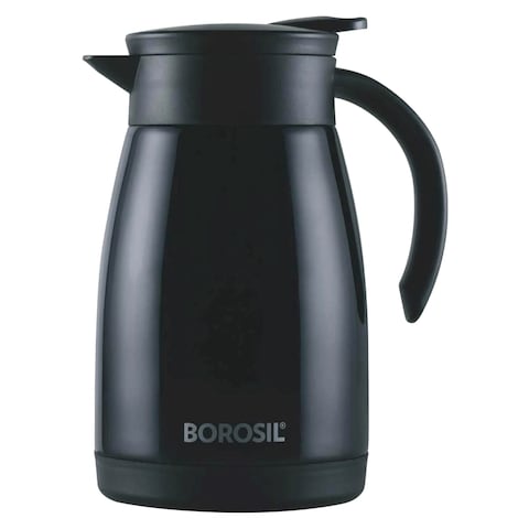 Borosil Vacuum Stainless Steel Teapot Black 750ml