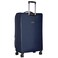 Eminent Expandable Luggage Trolley Bag Soft Suitcase for Unisex Travel Polyester Shell Lightweight with TSA lock Double Spinner Wheels E751SZ Medium Checked 24 Inch Navy Blue