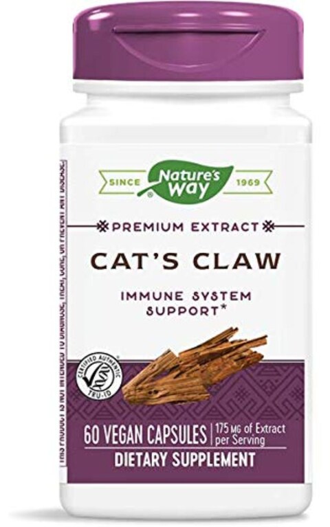 Natures Way Standardized Cats Claw Extract Capsule - 60 Per Pack 3 Packs Case.