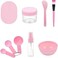 Generic 9 In 1 Beauty DIY Facial Mask Mixing Bowl Make Up Tool Set Including Mask Bowl Spatula Brush Spray Bottle Puff Soaking Bottle By Shineeugaugespink

