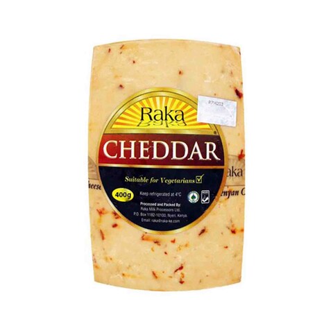 Raka Cheddar Slice Cheese 400G