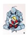 Anime Fullmetal Alchemist Metal Plate Poster Multicolour 15x20centimeter