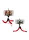 Generic - Mini Flexible Sponge Octopus Tripod Red/Black