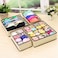 4 in 1 Foldable Storage Box for Underwear Socks Bra Closet Drawer Organizer Home Supplies Fabric Foldable Closet Undergarment Organizer Storage Boxes