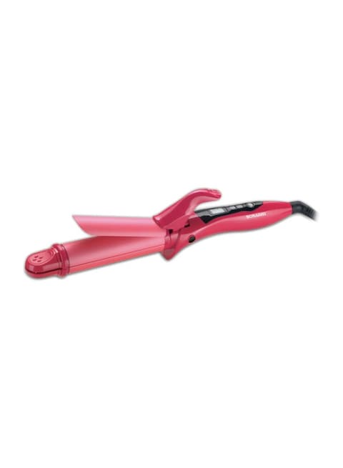 Sonashi 2-In-1 Hair Curler And Straightener Pink 300g