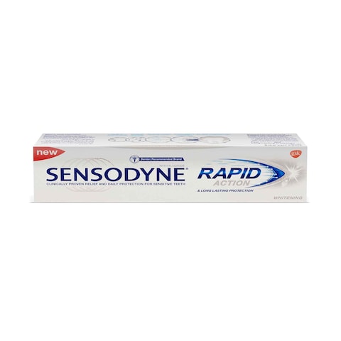 Sensodyne Rapid Action Whitening for Fast Relief 75ml