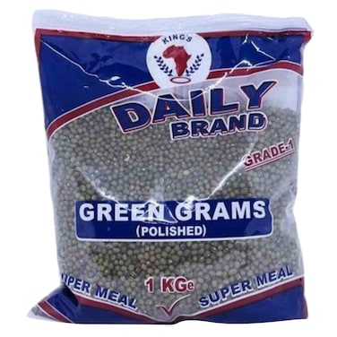 Kings Daily Brand Grade 1 Polished Green Grams 1kg